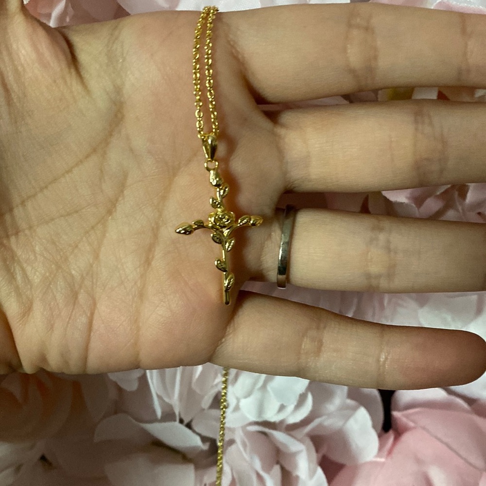 Gold Cross Necklace